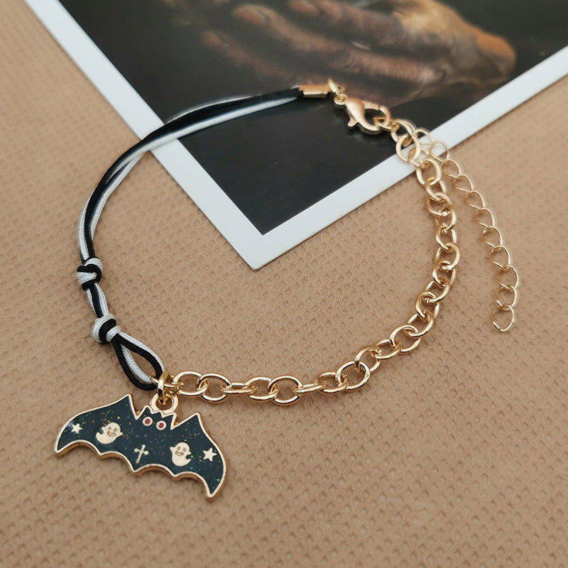 Wholesale Halloween Chain Splicing Spider Ghost Bracelet ACC-BT-Haol001