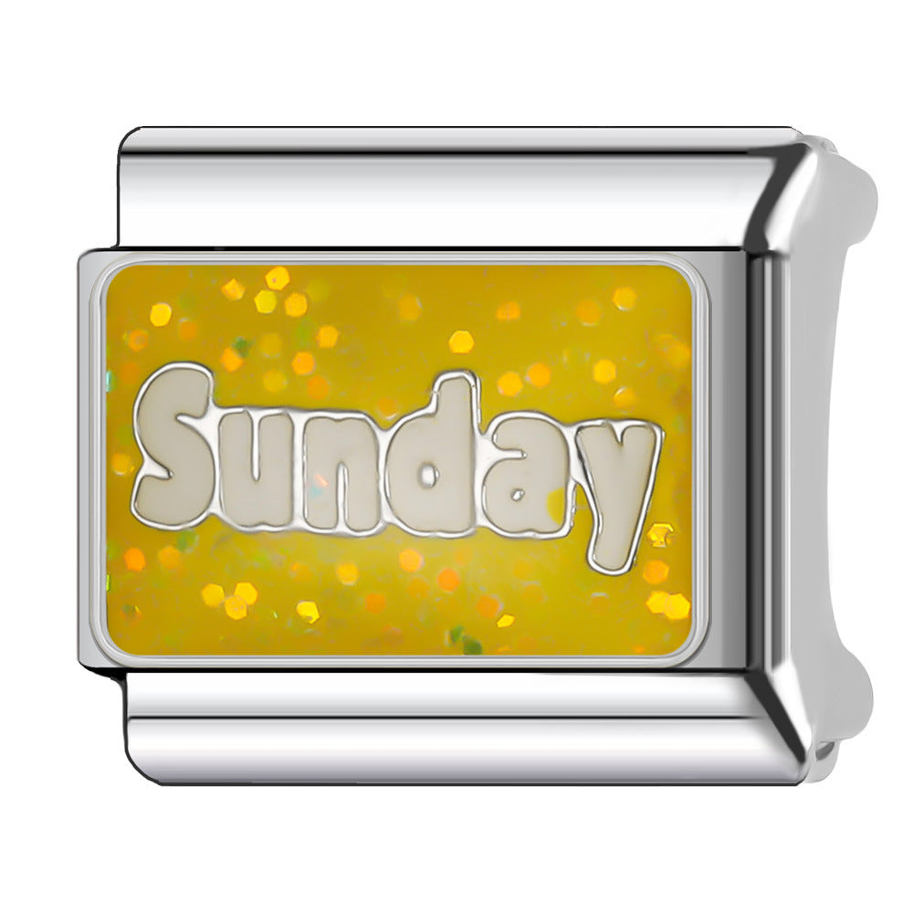 Wholesale Italian module 9MM single month module bracelet