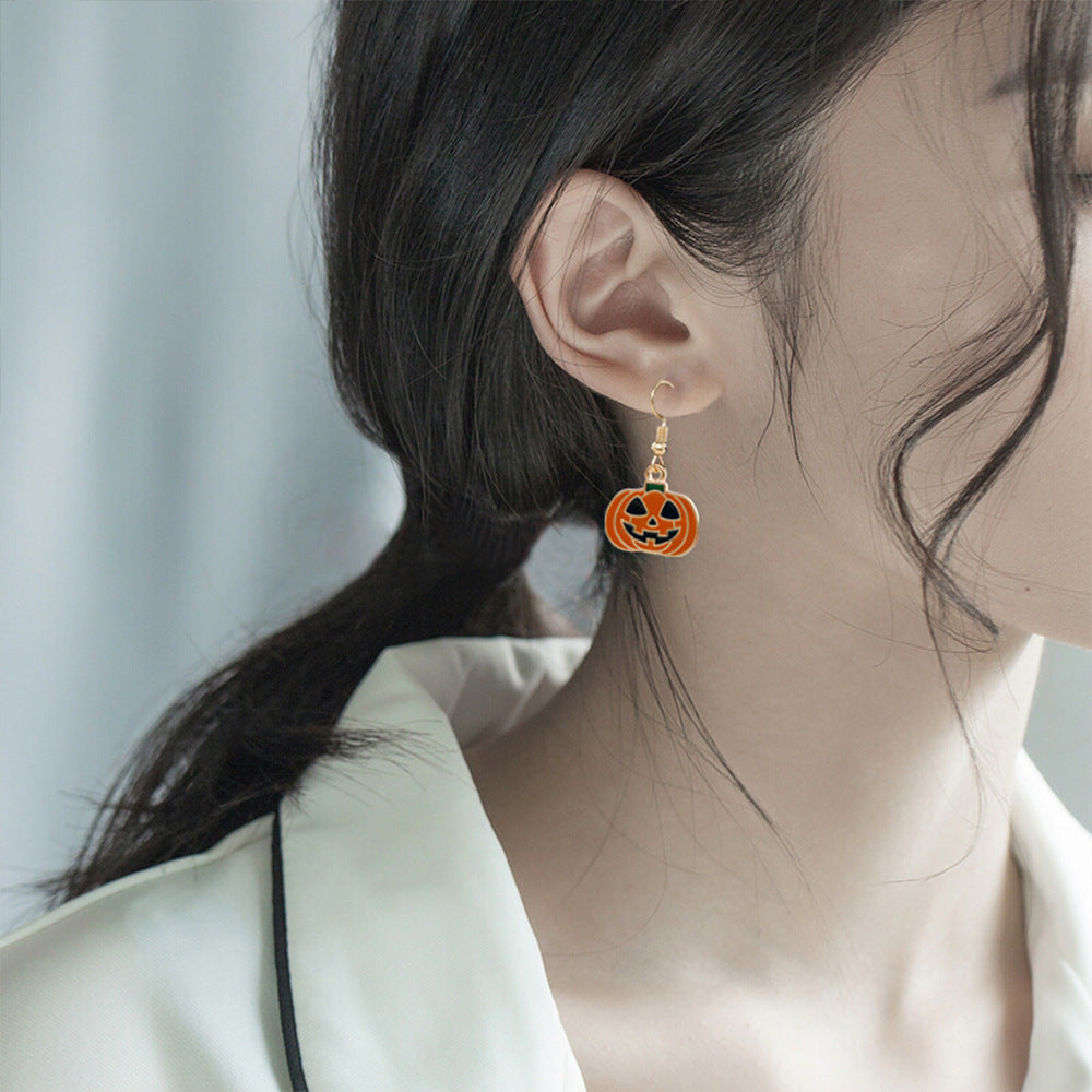 Wholesale  Halloween  earrings  popular Devil pumpkin bat festival earrings
