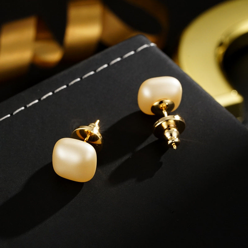 Wholesale small square luxury earrings