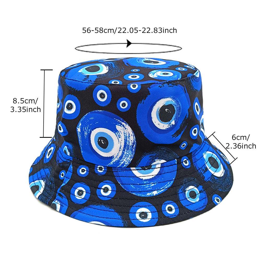 Wholesale Devil Eye Polyester Bucket Hat ACC-HT-ShunM004