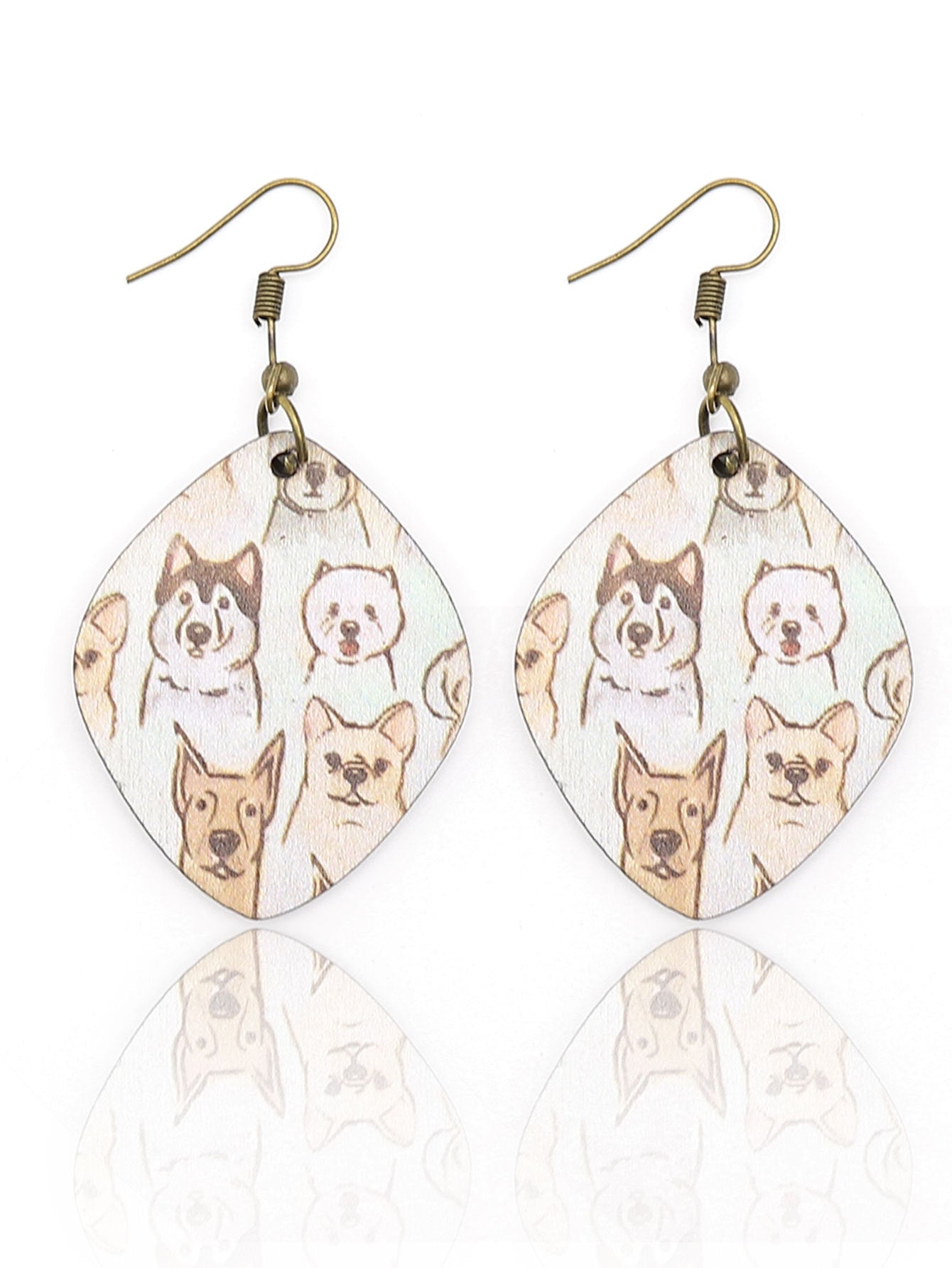 Wholesale Bohemian Retro Style Wooden Earrings