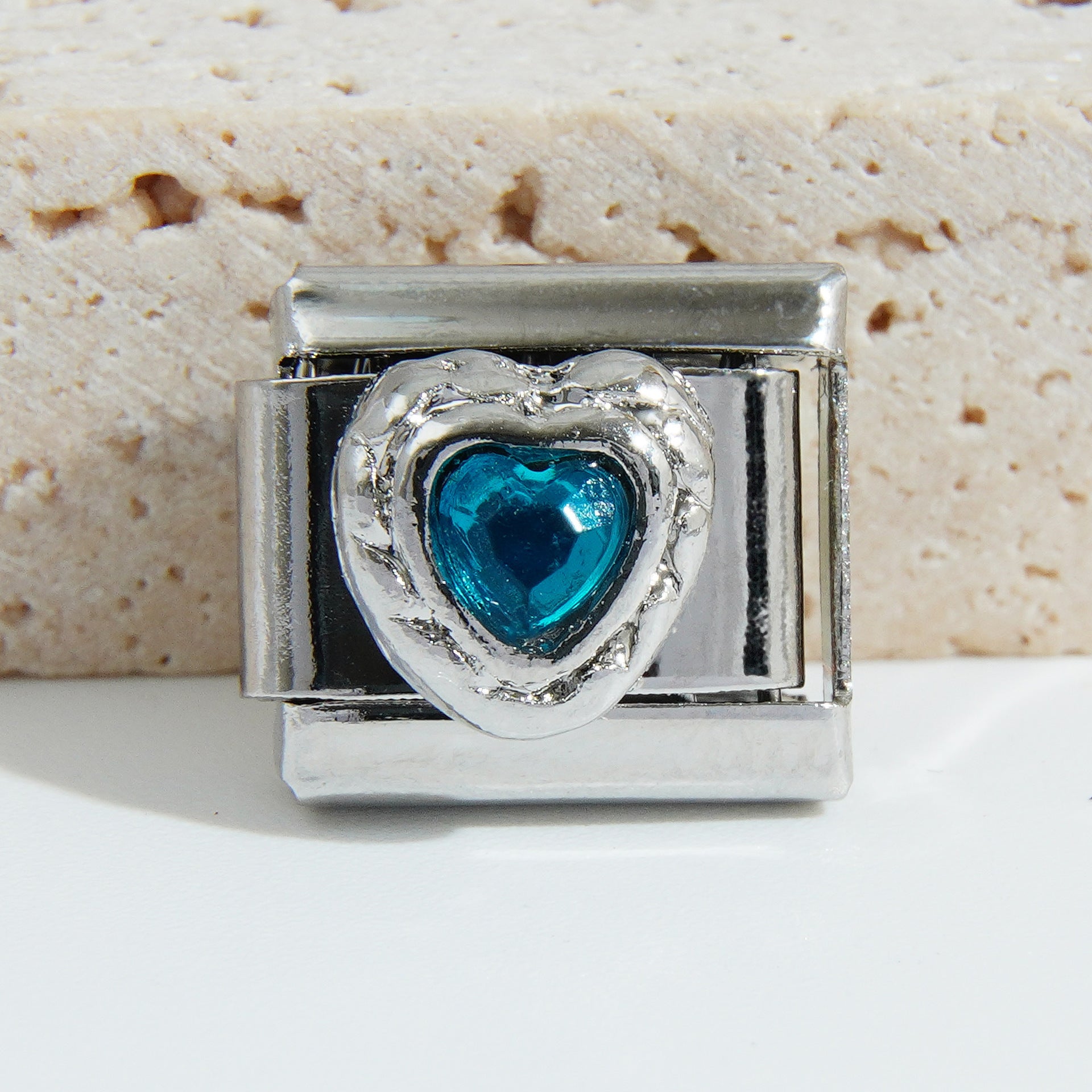 Bracelet de charme italien en gros de 9 mm Bridine d'épissage en acier inoxydable Bracelet composable