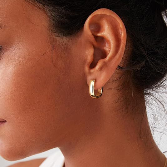 Wholesale Oval  Electroplating Technology Copper  Earrings