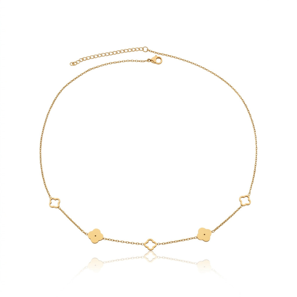 Wholesale Lucky Niche Luxury Titanium Steel Clavicle Chain