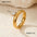 Wholesale  stainless steel ring 18k gold simple ring jewelry
