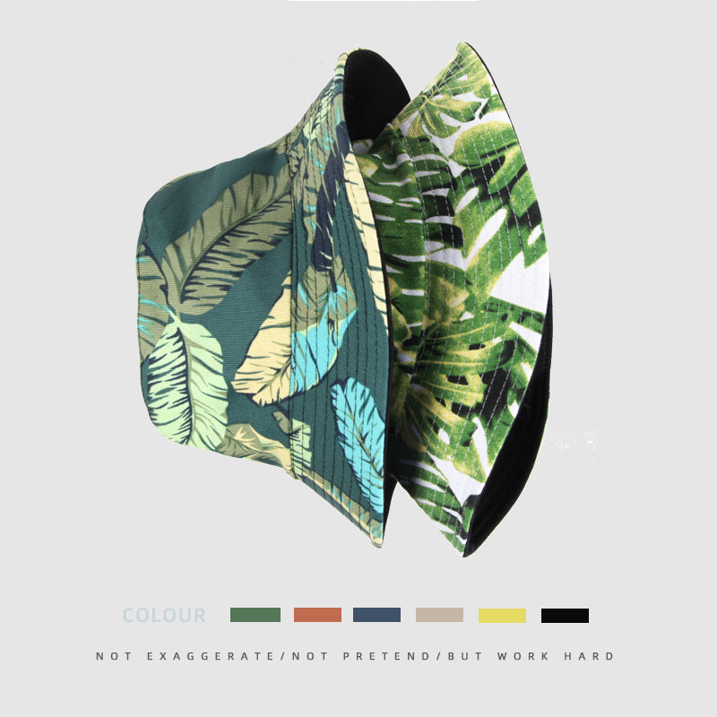 Wholesale  Coconut Leaves Cool Fisherman Hat Bucket Hat