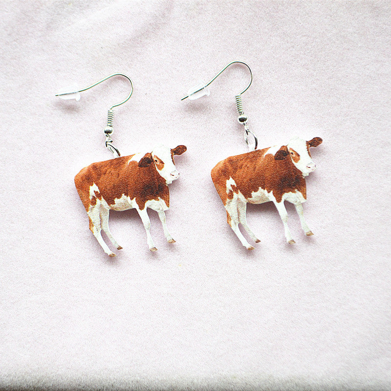 Wholesale Creative Animal Earrings Acrylic Earrings ACC-ES-XN011