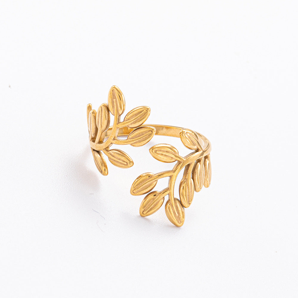 Wholesale Stainless Steel Electroplated 18K Gold Adjustable Rings ACC-RS-LLT009