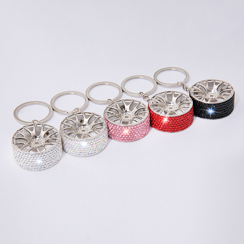 Wholesale Rhinestone Wheel Keychain ACC-KC-ZW004