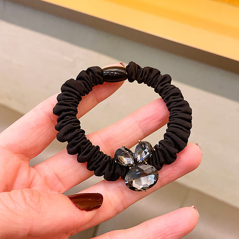 Wholesale Alloy Rhinestone Hair Scrunchies ACC-HS-Huidi026