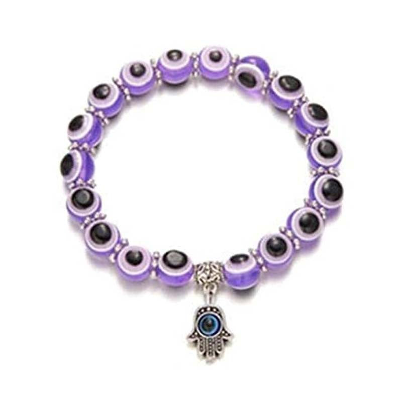 Wholesale Resin Ball Devil's Eye Bead Bracelet ACC-BT-Yunh002