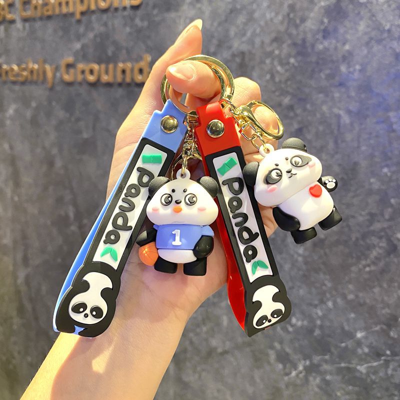 Wholesale Sports Panda Keychains Pendants ACC-KC-GongZ025