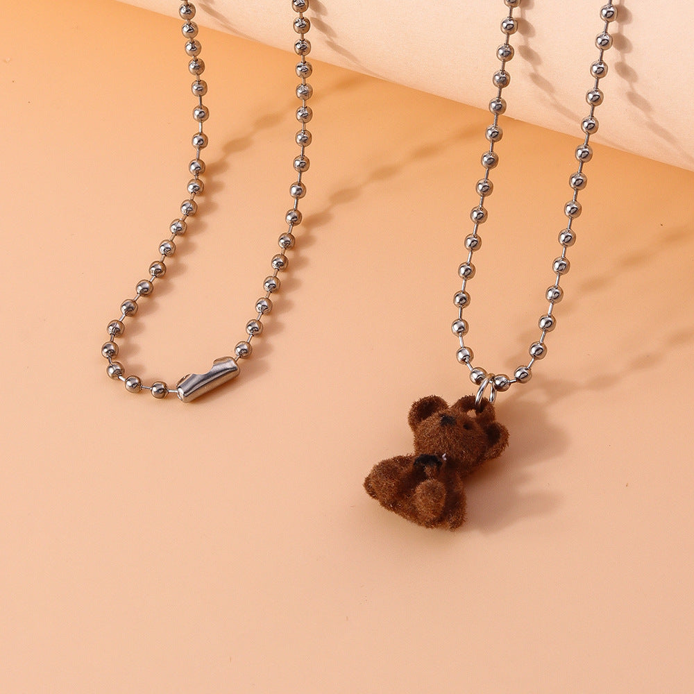 Wholesale Bear Necklaces Long Necklaces ACC-NE-YueSen002