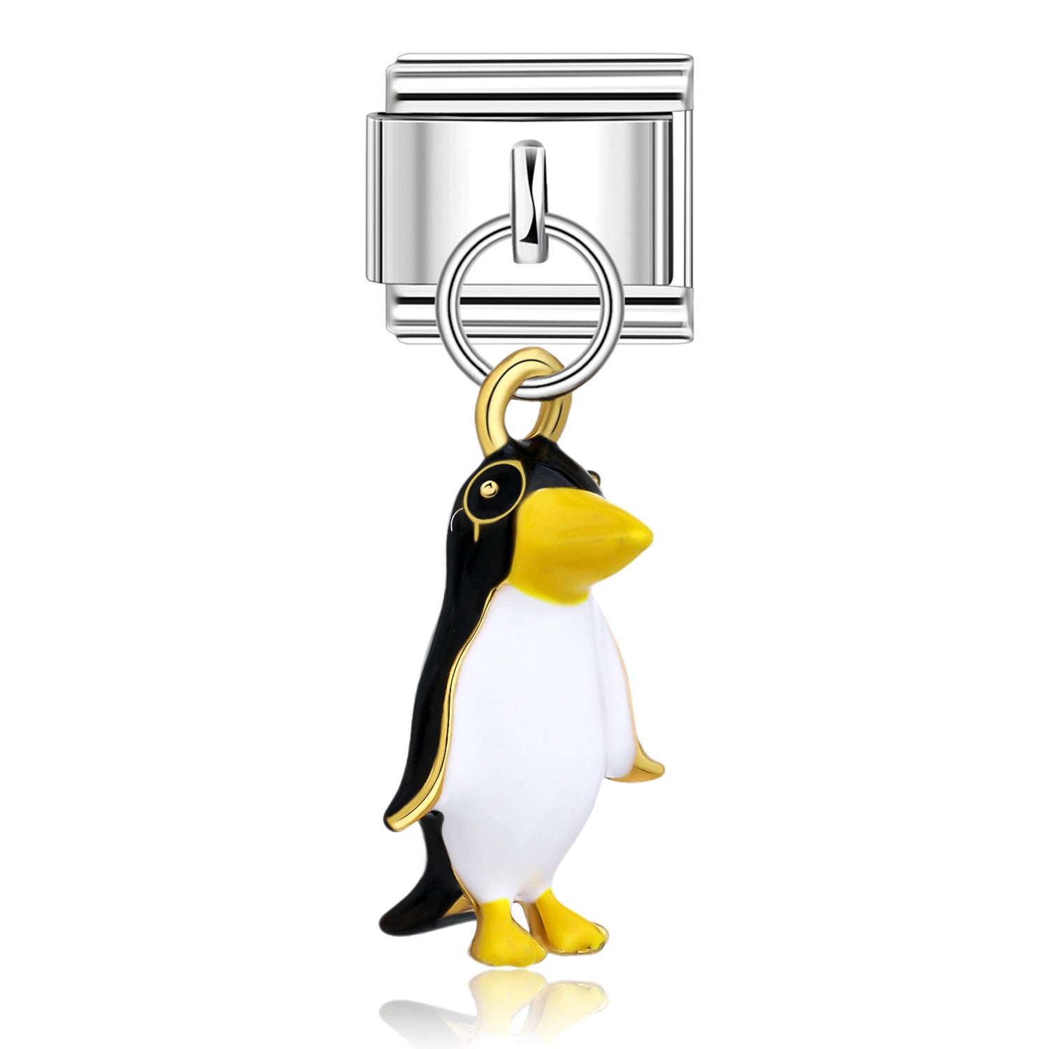 Wholesale 10pcs Italian Charm Bracelet 9mm DIY Splicing Love Animal Series Stainless Steel Composable Bracelet