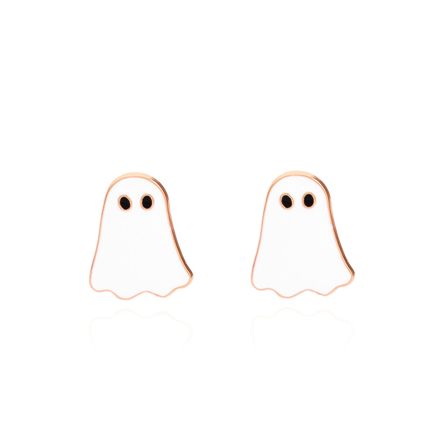 Wholesale Halloween Ghost Necklace Earrings Clavicle Chain