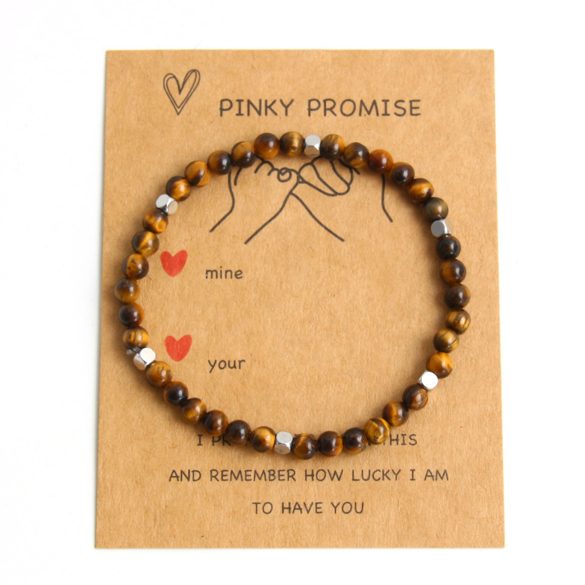 Wholesale 4MM Yellow Tiger Eye Blue Turquoise Natural Stone Handmade Beaded Bracelets ACC-BT-HongMing005