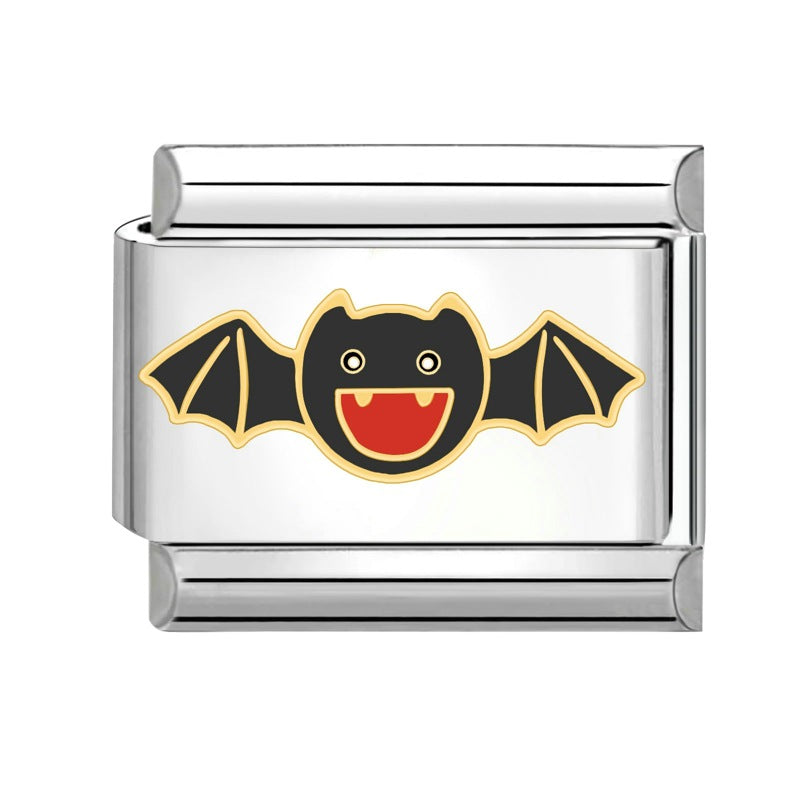 Wholesale Italian modular creative cute Charms animal cartoon DIY jewelry craft bracelet accessories