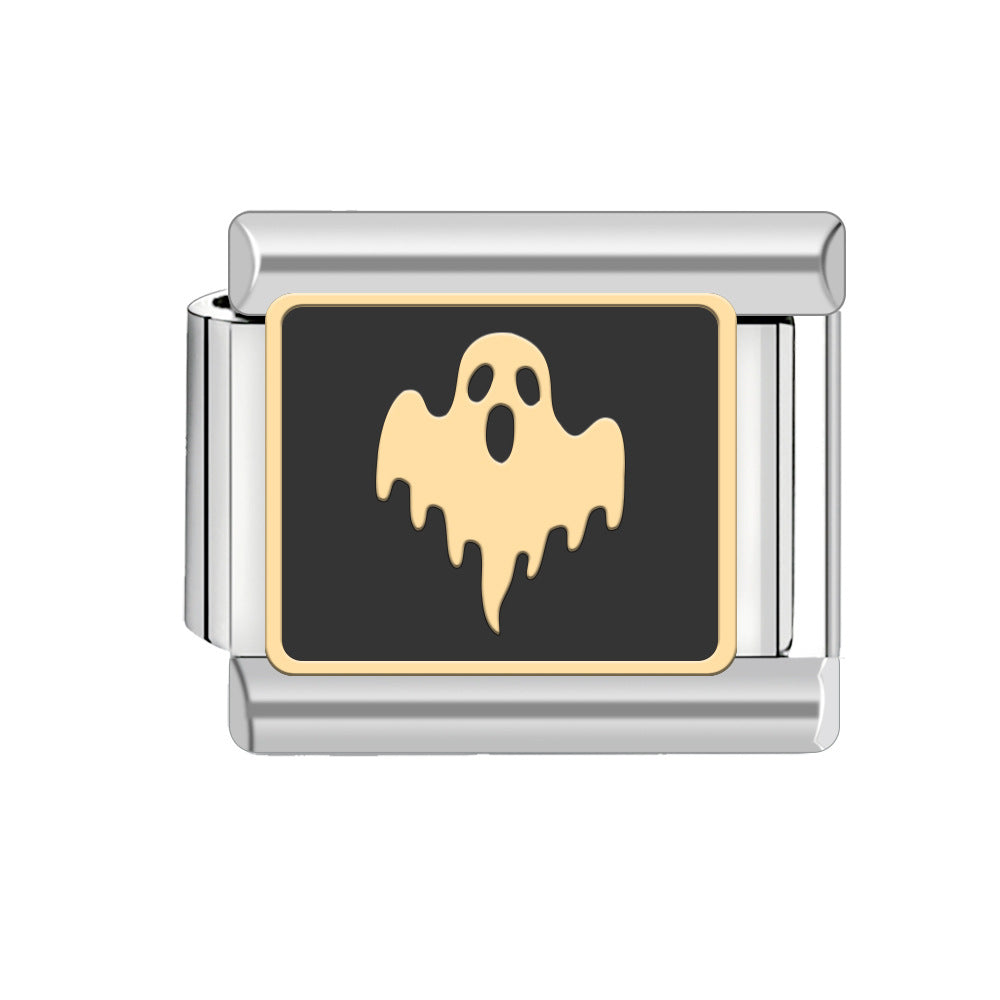 Wholesale Italian Charm Bracelet 9mm DIY Splicing Cute Creative Stainless Steel Composable Bracelet