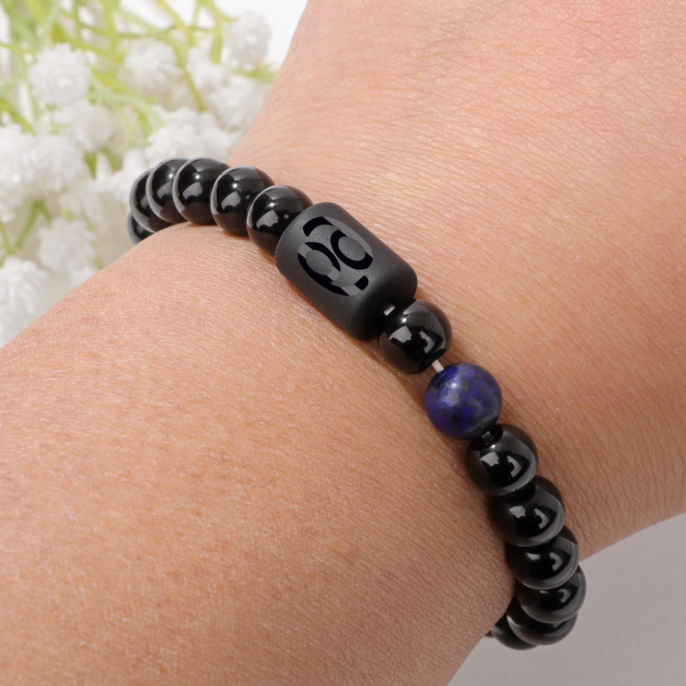 Wholesale Vintage Zodiac Sign Bracelet Natural Stone Bracelet ACC-BT-GEB001