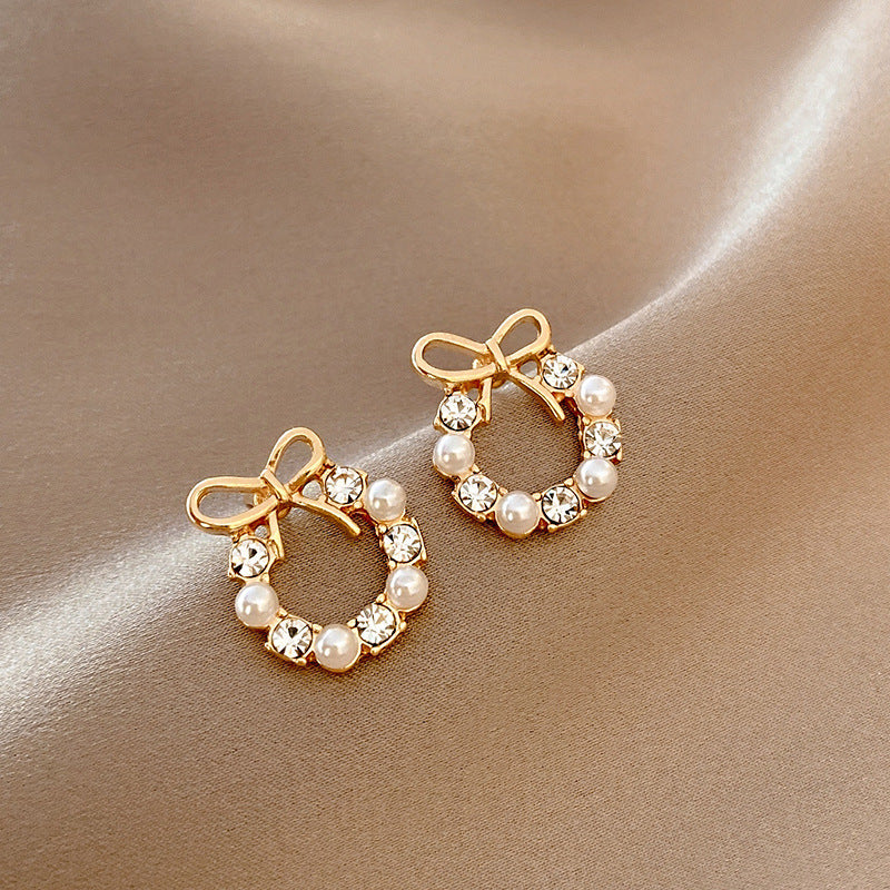 Wholesale fashion simple dumb gold ear jewelry geometric all-match earrings