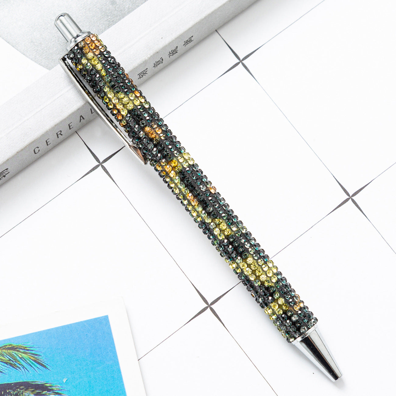 Wholesale Press Jump Pen Rhinestone Foreskin Press Pen ACC-PN-HuaHao016