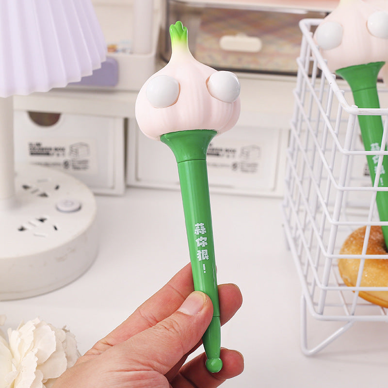 Wholesale  decompression pen creative garlic modeling pinch decompression pen ballpoint pen