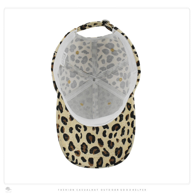 Wholesale Leopard Corduroy Baseball Cap ACC-HT-XuP014