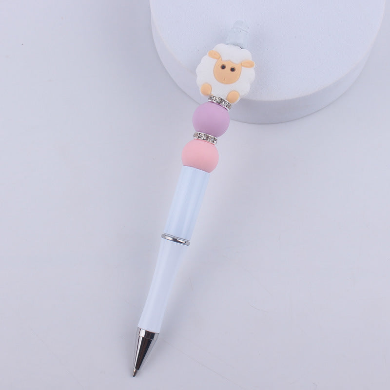 Wholesale  creative cartoon animal Kaola elephant silicone beads beaded pen