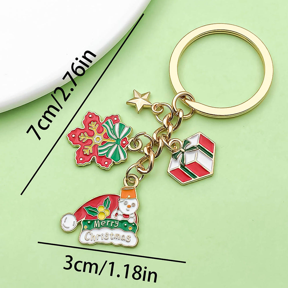 Wholesale Cute cartoon Christmas keychain