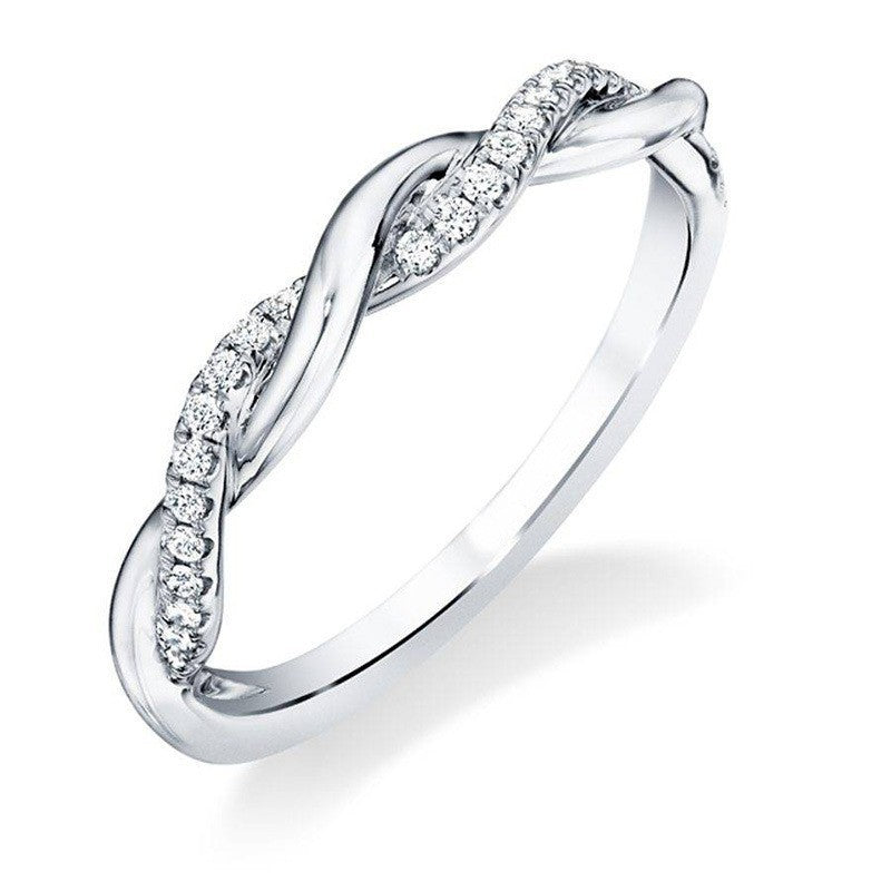 Wholesale s925 Silver Twist Ring