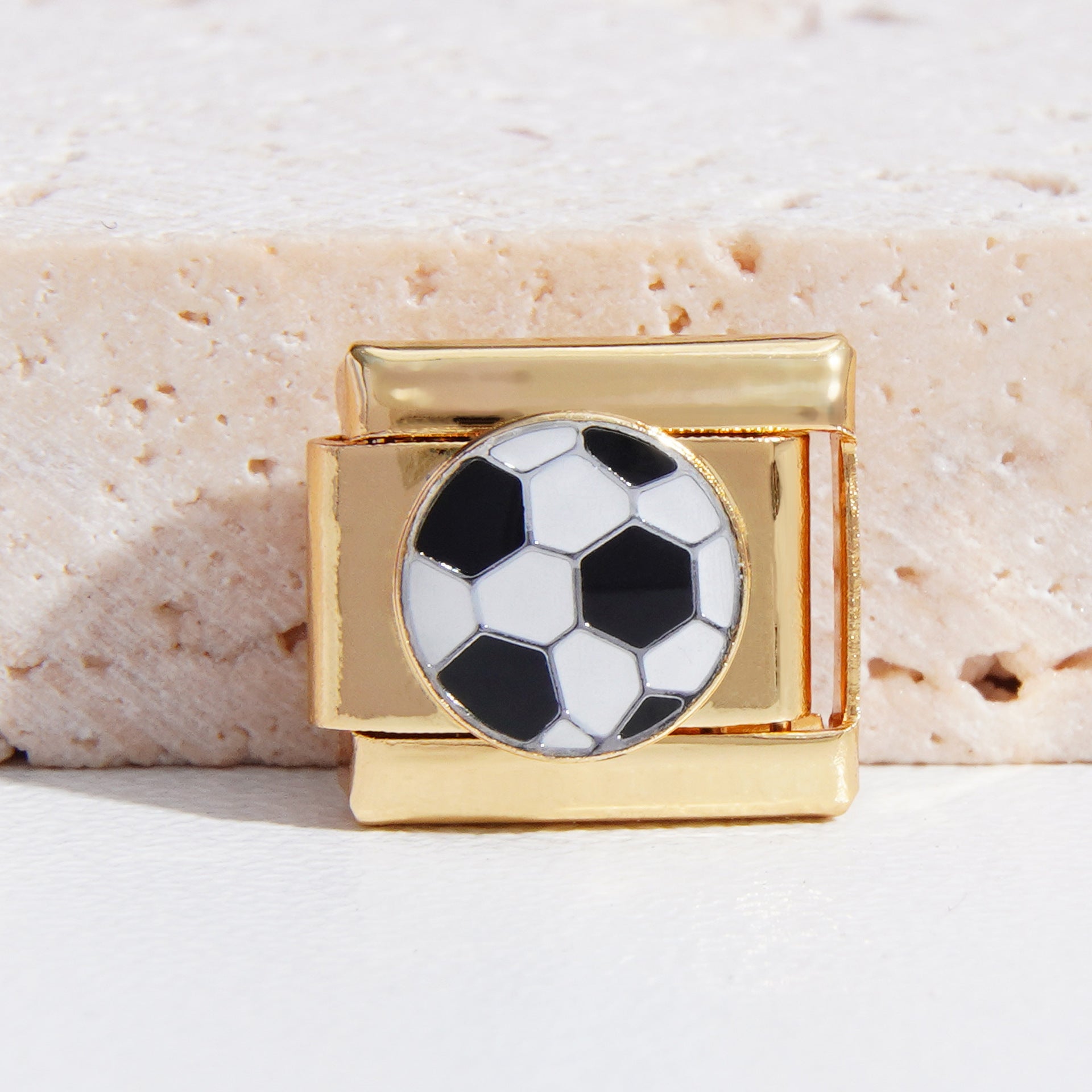 Wholesale Italian Charm Bracelet 9mm DIY Splicing Christmas Gold Titanium Steel Composable Bracelet