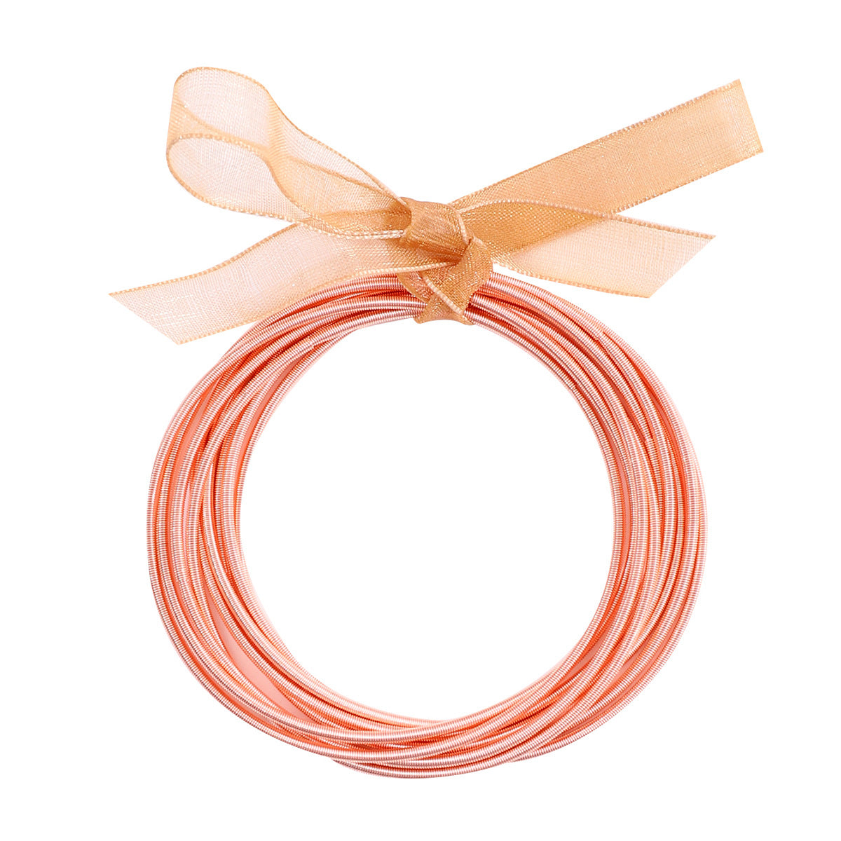 Wholesale American Independence Day Carnival Christmas Ribbon Elastic Wire Rope Bracelet ACC-BT-YTian010