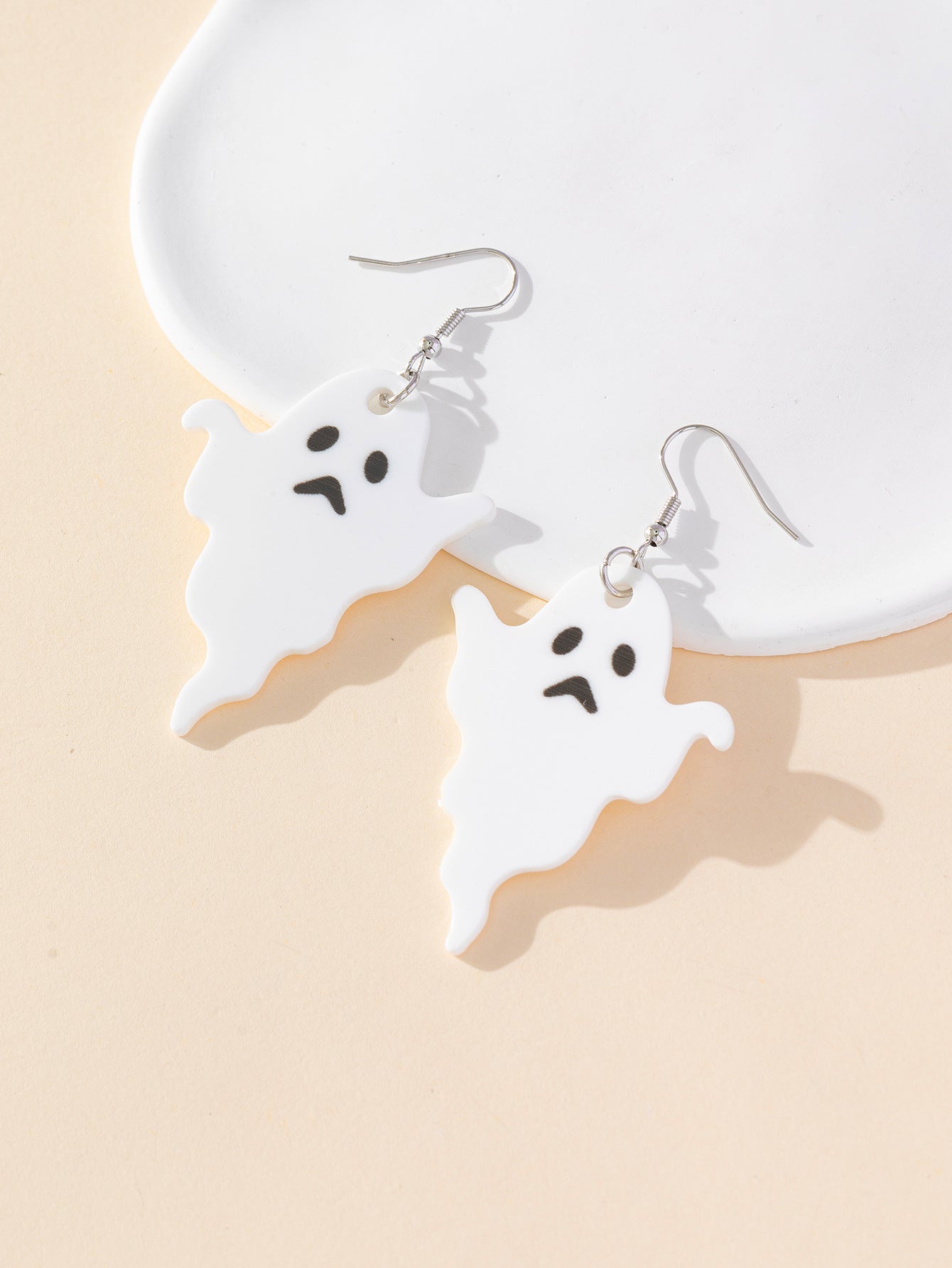 Wholesale Creative Halloween Spider Acrylic Earrings