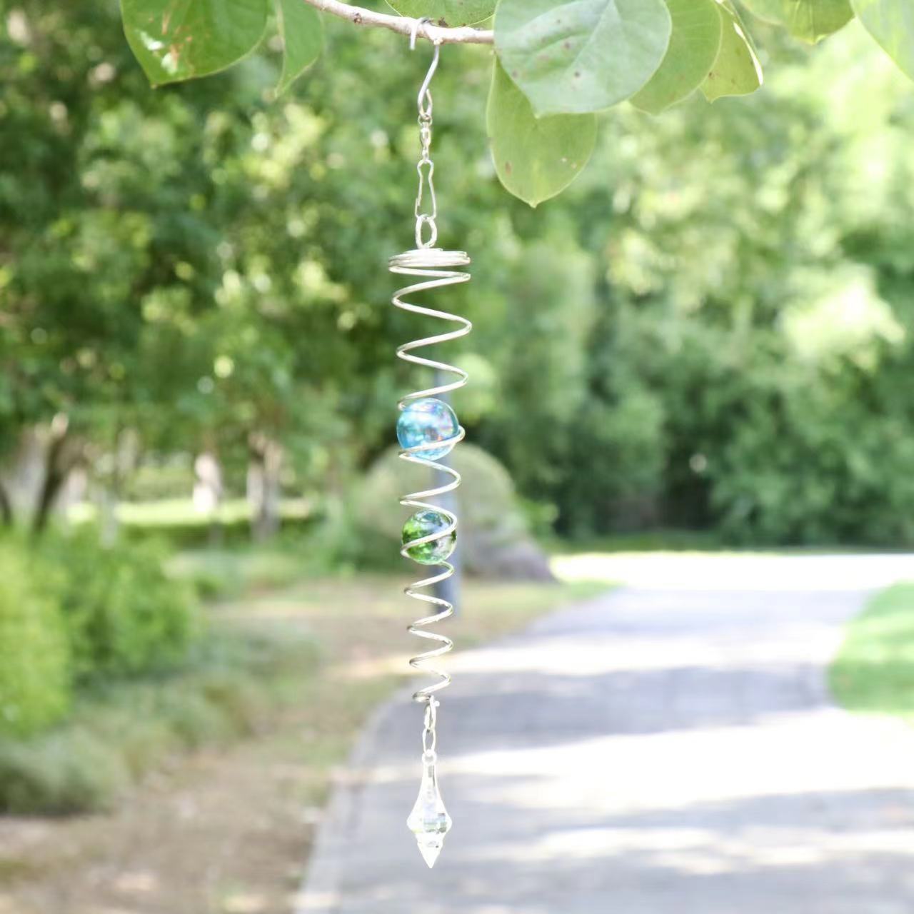 Wholesale electroplating rotating wind chime pendant