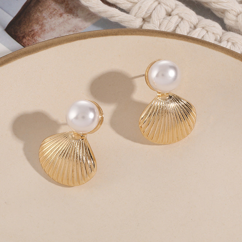 Wholesale Summer Sea Life Shell Shape  Earrings
