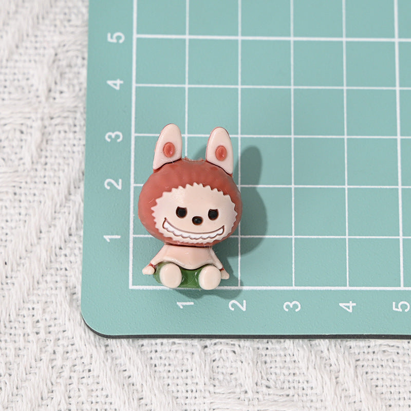 Wholesale 10pcs Rubber Cute Cartoon  DIY Bead Accessories