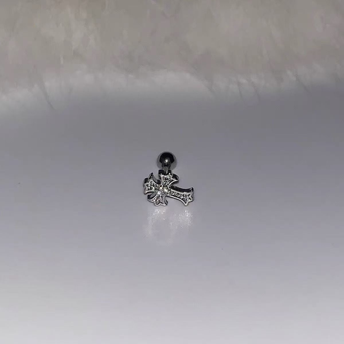 Wholesale Cross Zirconia Earrings