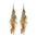 Wholesale Bohemian ethnic style feather alloy  earrings