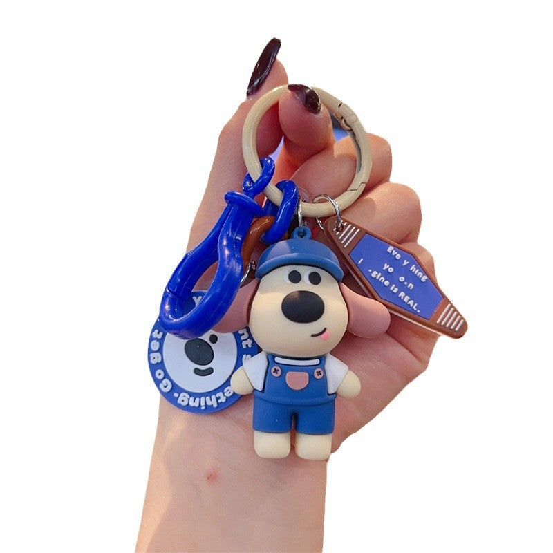 Wholesale Cute cartoon silicone keychain