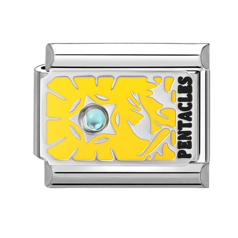 Wholesale Tarot-Themed Stainless Steel Charm Bracelet DIY Accessories Fashion Jewelry for Everyday Wear