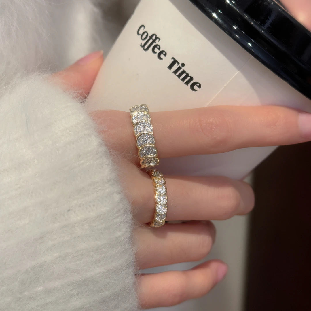 Wholesale Scale copper plated gold ring