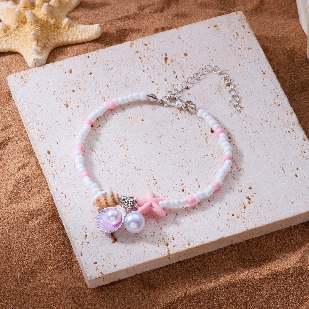 Wholesale  summer  color gravel bracelet