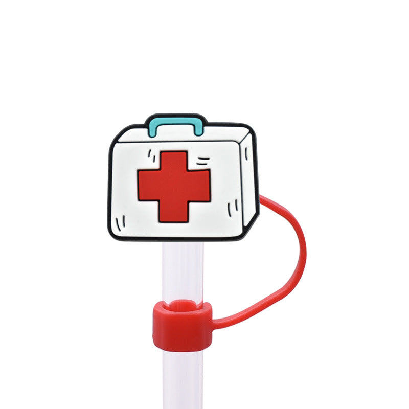 Wholesale Random 100pcs Medical Straw Cover 10MM Straw Tube Cap