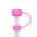Wholesale 5pcs Candy Color Series 10mm PVC Soft Straw Tube Cap
