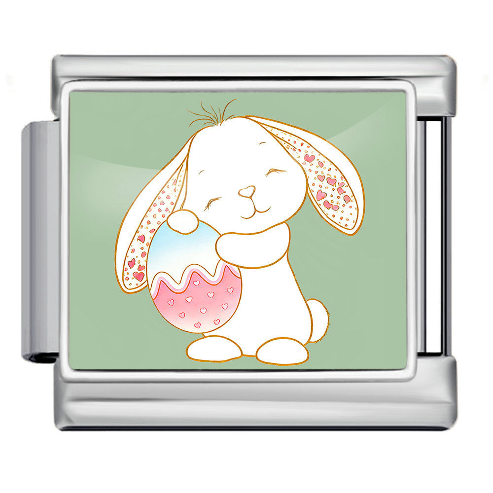 Wholesale Easter Bunny Modular Bracelet Stainless Steel DIY Detachable - Everyday Wear Jewelry Accessory