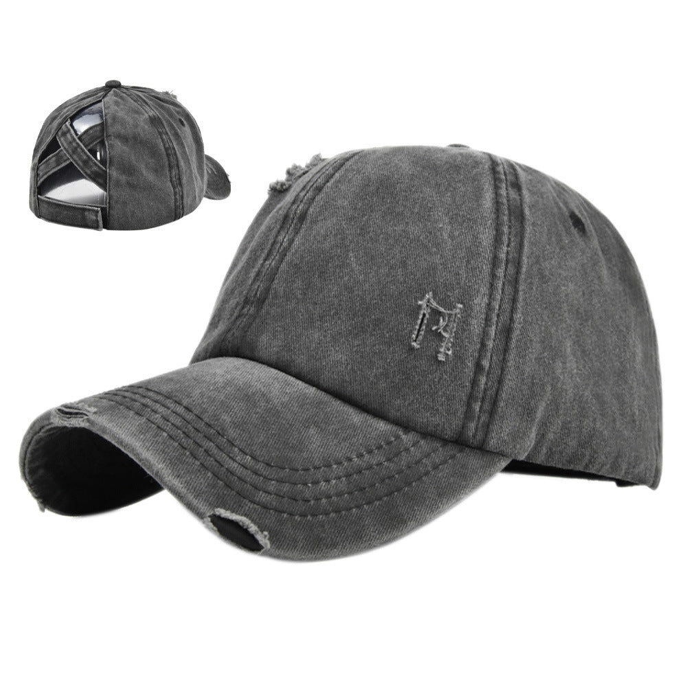 Wholesale Vintage Ripped Tie-Dye Baseball Cap ACC-HT-YMX008