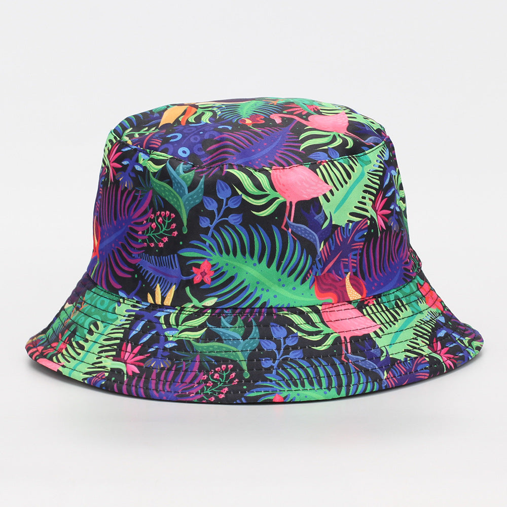 Wholesale  Animal Dinosaur Print Pattern Fisherman Hat Bucket Hat