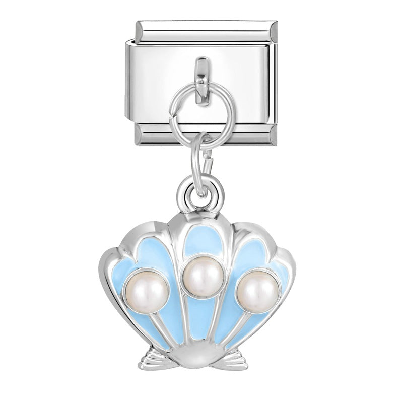 Wholesale 9mm Italian Charm Starter Bracelets DIY Pendant Stainless Steel Composable Bracelet