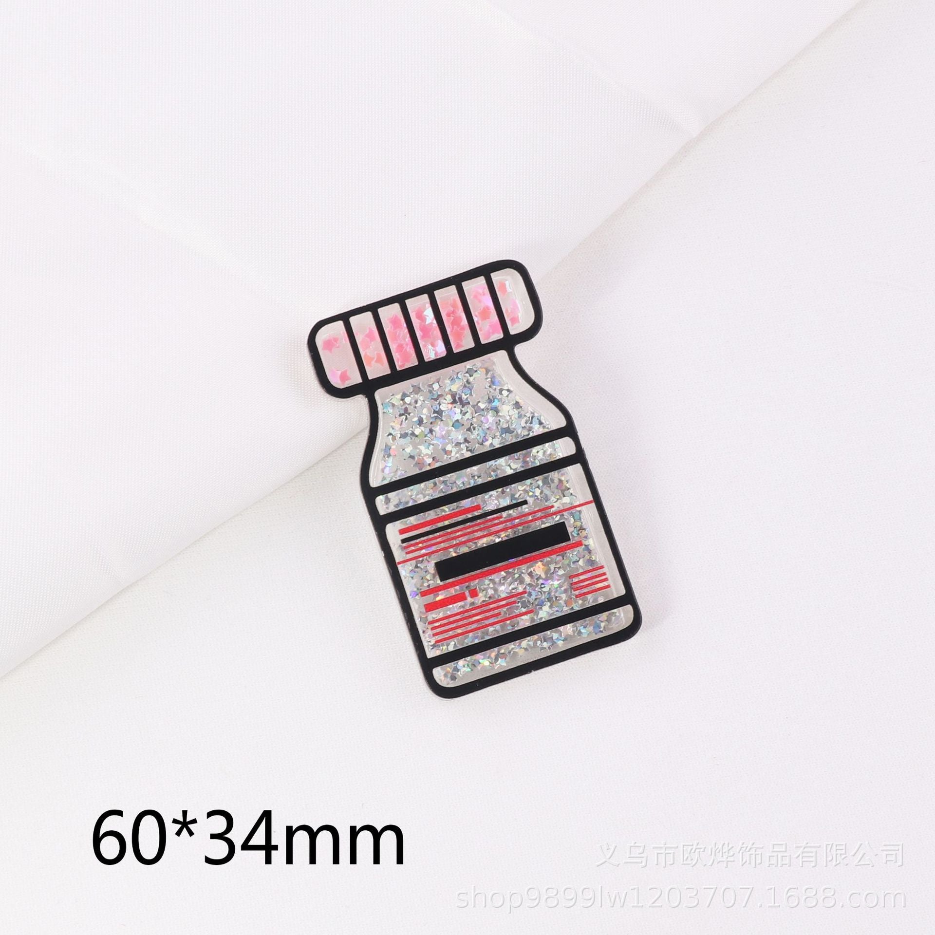 Wholesale  10pcs DIY Flatback Cartoon medical Acrylic Flatback Badge Reels Retractable Keychain DIY Accessories